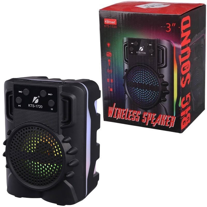 اسپیکر بلوتوثی کی تی اس مدل KTS1720 قابل حمل سایز ۳ اینچ