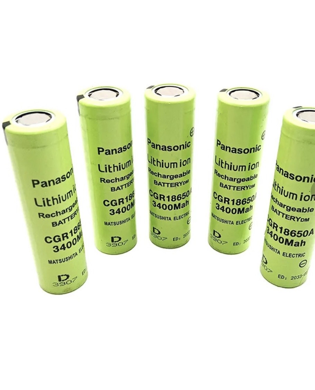 باتری لیتیوم یون پاناسونیک مدل NCR18650 ظرفیت ۳۳۰۰ میلی آمپر