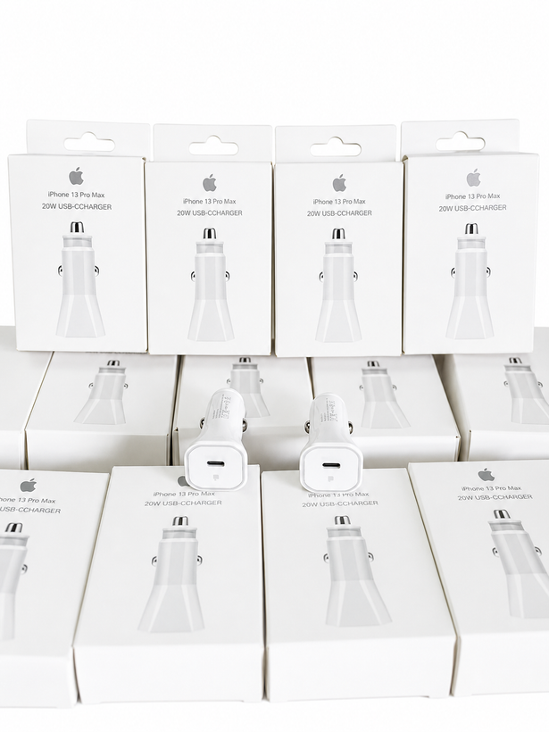 شارژر فندکی Apple 20W اصلی با بستهبندی اورجینال عمده