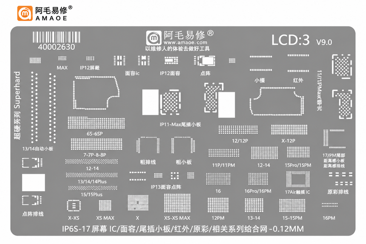 شابلون السیدی آیفون برند AMAOE LCD:3